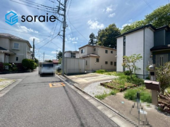 川越市笠幡　中古戸建の前面道路含む現地写真|4月26日撮影