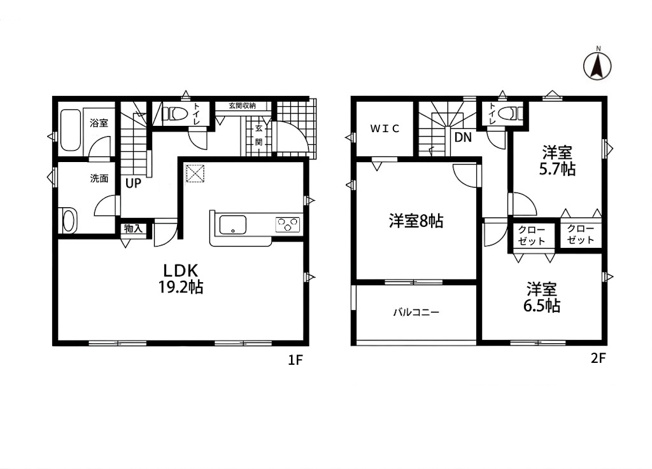 【間取り】 | 東海市加木屋町第36の6号棟【仲介手数料0円】