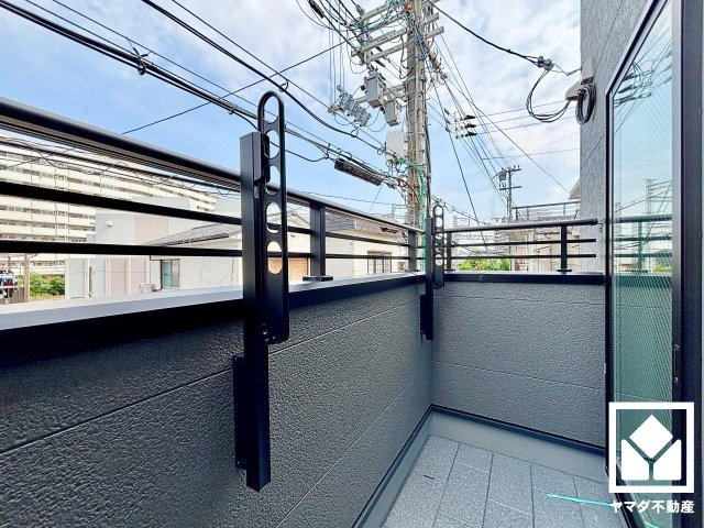 伏見区竹田醍醐田町のバルコニー