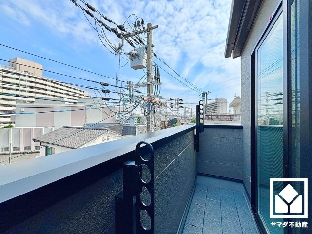 伏見区竹田醍醐田町のバルコニー