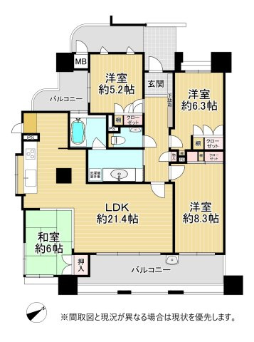 THE HOUSE 足立三丁目（A-4）の間取り