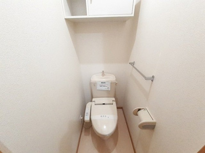 【トイレ】 | プリムローズＡ | シンプルで使いやすいトイレです