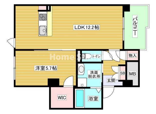 【間取り】 | サンティエ福島吉野