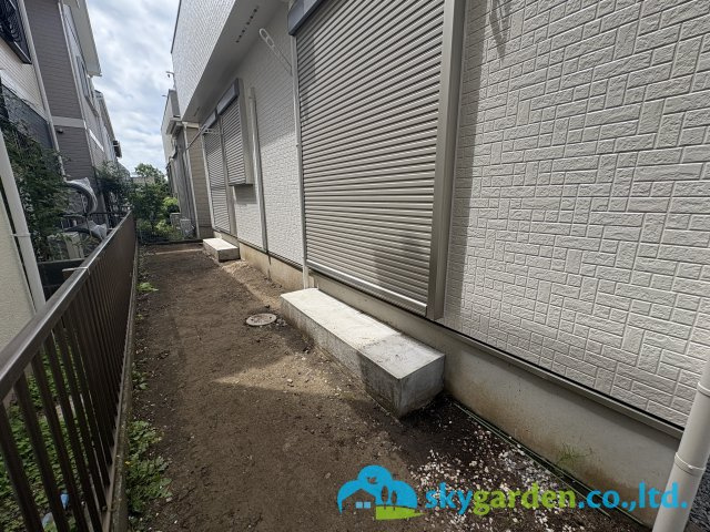 茅ヶ崎市菱沼２丁目　中古戸建　全１棟の庭|お庭です