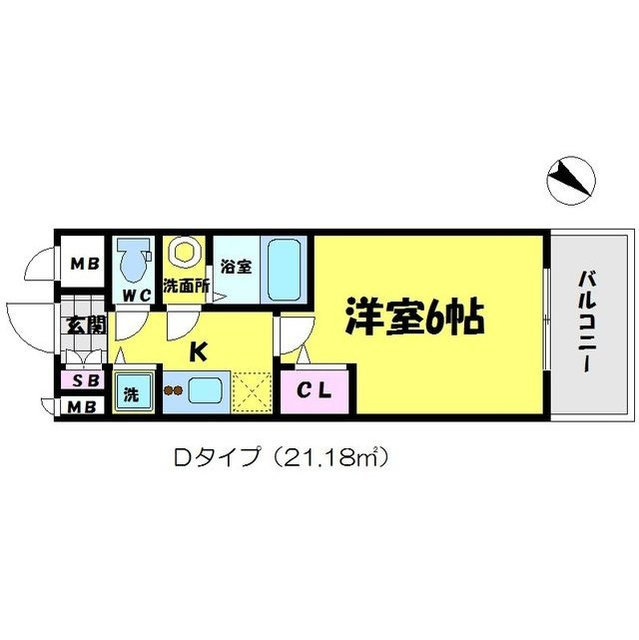 エスリード京橋の間取り