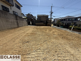 【前面道路含む現地写真】 | 宇治市木幡御蔵山　3区画2号地　売土地　建築条件付き