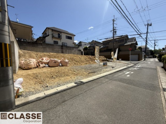 【前面道路含む現地写真】 | 宇治市木幡御蔵山　3区画2号地　売土地　建築条件付き