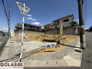 【前面道路含む現地写真】 | 宇治市木幡御蔵山　3区画3号地　売土地　建築条件付き
