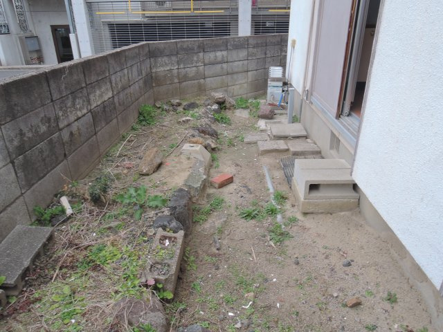 入江借家のバルコニー
