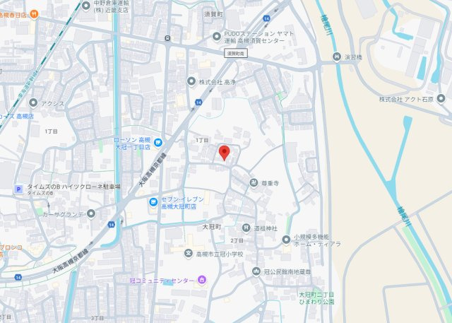 大村貸家の地図
