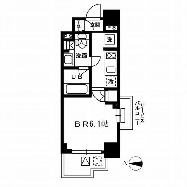 新品家具付きマンション新宿10(KaGood東京)の間取り|※間取りと異なる場合は現状を優先します。