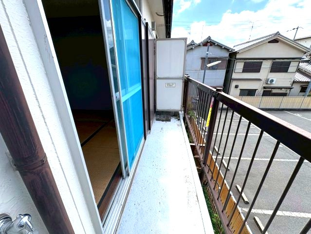 ソレイユハイツのバルコニー