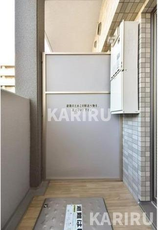 エスリード大阪城クローグのバルコニー