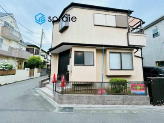 川越市今成４丁目　中古戸建の前面道路含む現地写真|令和8年5月8日撮影。