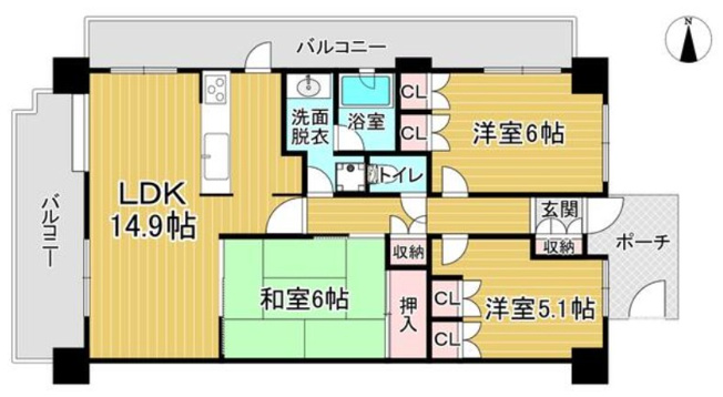 【間取り】 | S52217-聖護院ﾊﾟｰｸﾎｰﾑｽﾞ