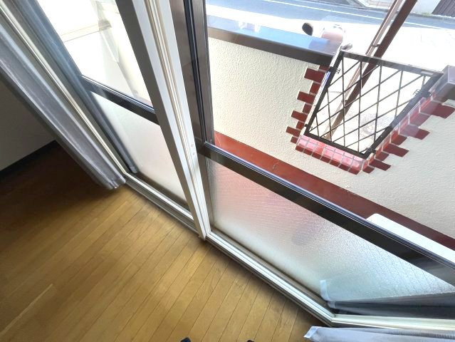 リバーサイドマンションのバルコニー