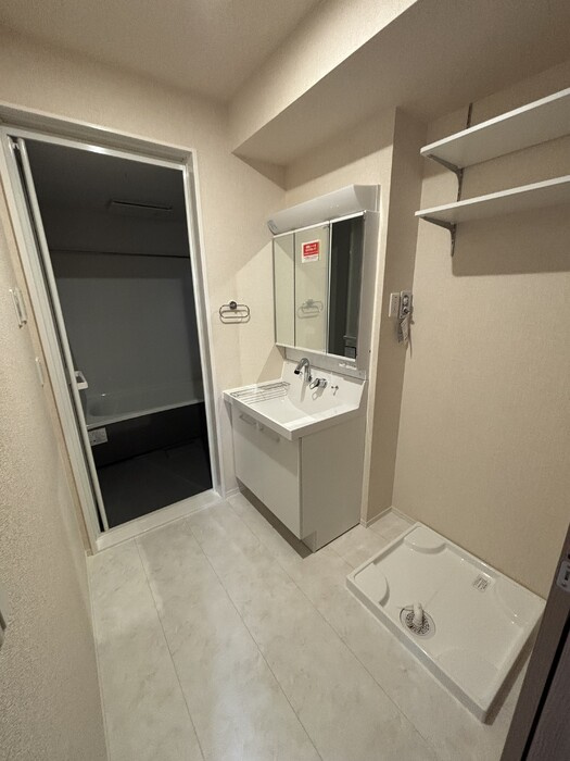 D-ROOM盛岡本宮　D棟の洗面所
