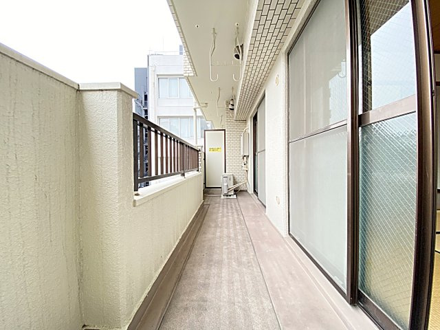 レジデンス千代田のバルコニー|陽当たり良好なバルコニーです