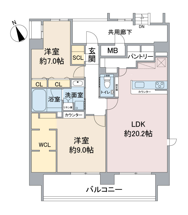 Ｃａｓａ Ｖｉａの間取り