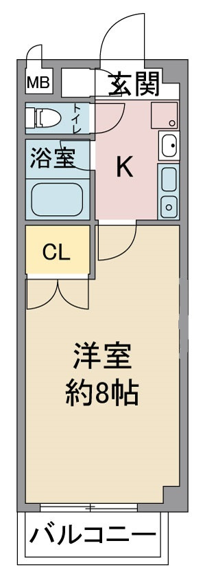 レージュ松原の間取り