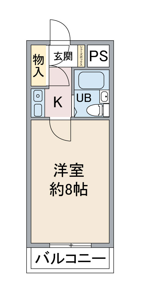 メゾン鶴里の間取り