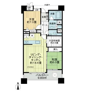 ライオンズシティ栄の間取り