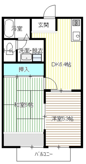 ソレイユトリスの間取り|間取図です。