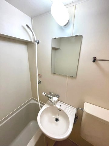 グリーンアベニュー山手の洗面所|明るい洗面所です