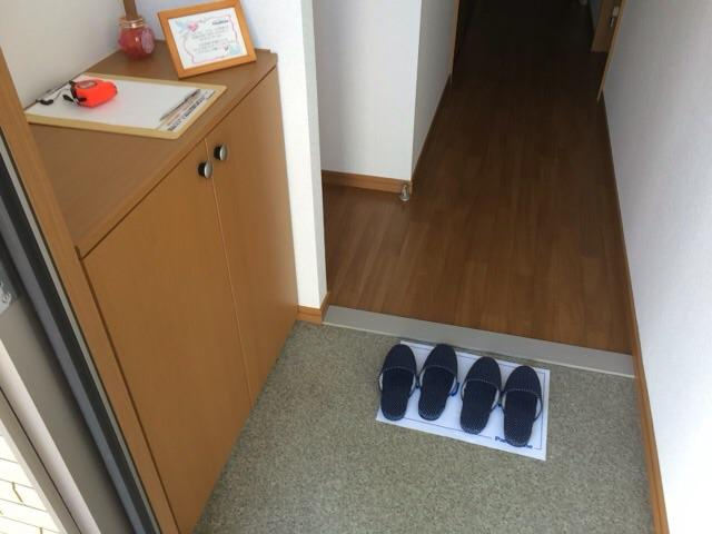 サンパレス　Ⅱの玄関|ゆったりとした玄関です