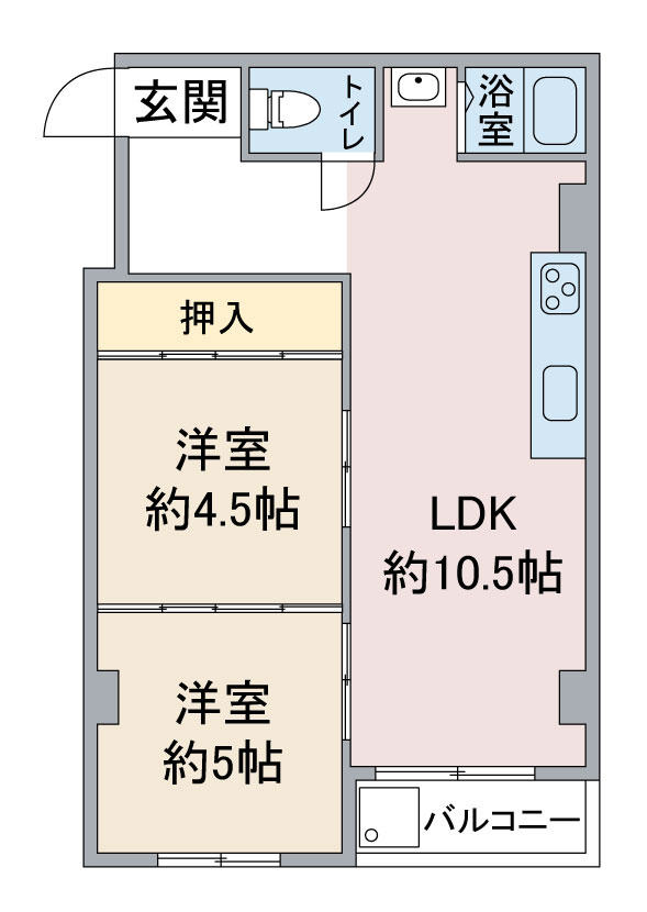 ユタカマンションの間取り