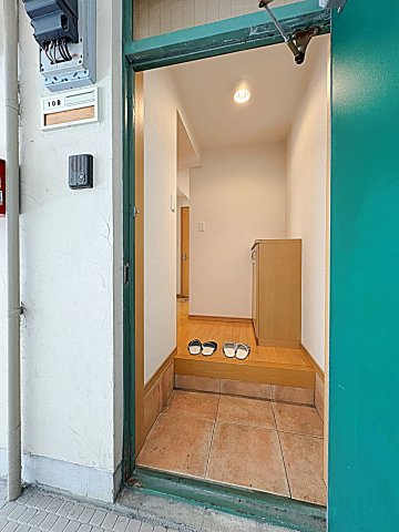 ユタカマンションの玄関|きれいな玄関です