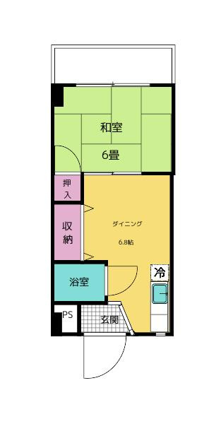 玄武堂ビルの間取り