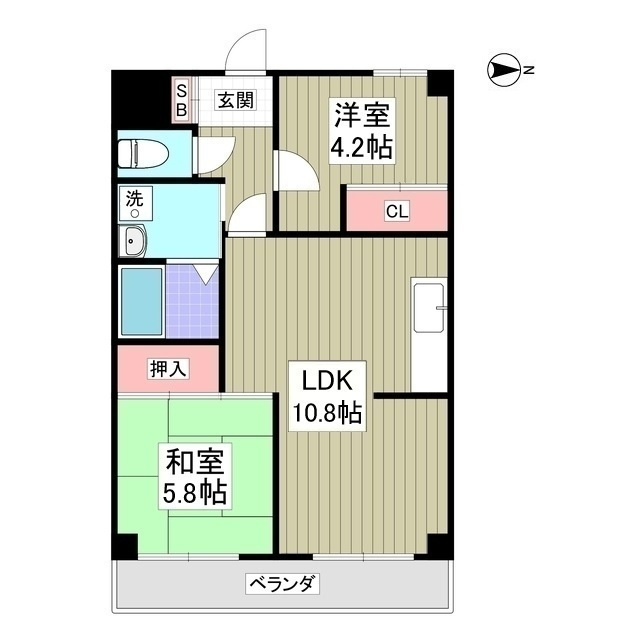 ホワイトパレス大宮の間取り