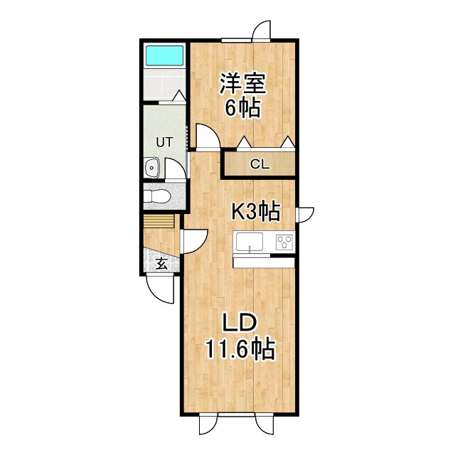 レジデンスやまと六号館の間取り