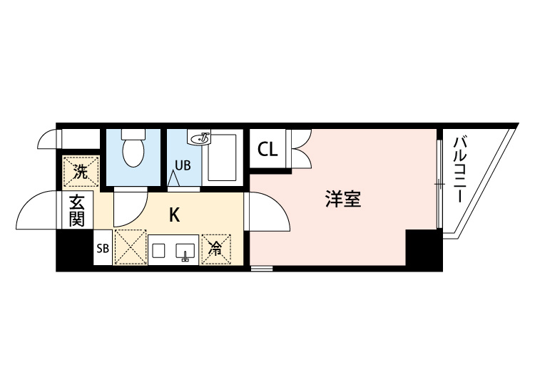 ラフォーレ竹山の間取り