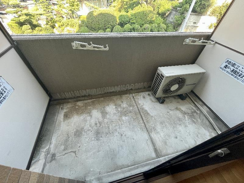 ラフォーレ竹山のバルコニー|落ち着いた時間を過ごせるバルコニーです