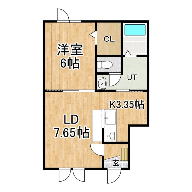 レジデンスアイ弐号館の間取り