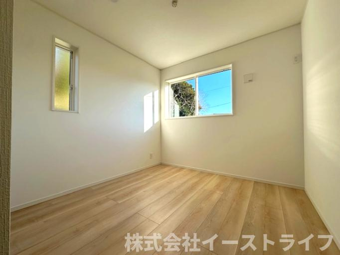 【新築戸建】　いわき市常磐下湯長谷町第2　全4棟の洋室|同社施工写真　洋室は自分の好みの部屋にしやすいです♪