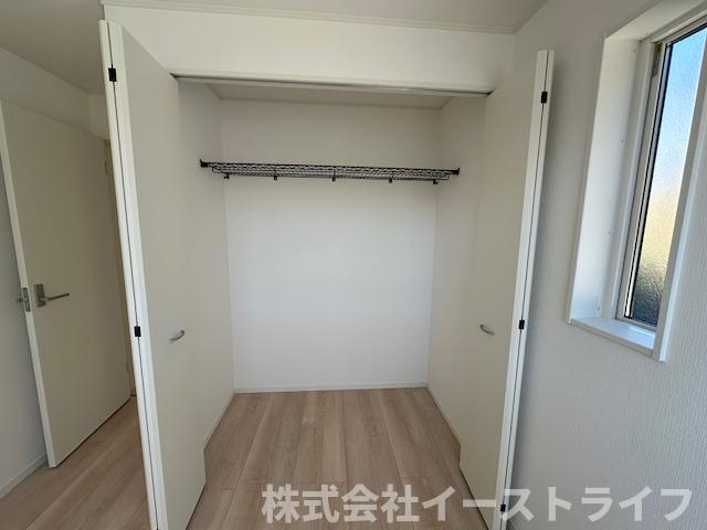 【新築戸建】　いわき市常磐下湯長谷町第2　全4棟の収納|同社施工写真　大きなスペースがあり、収納には困りません