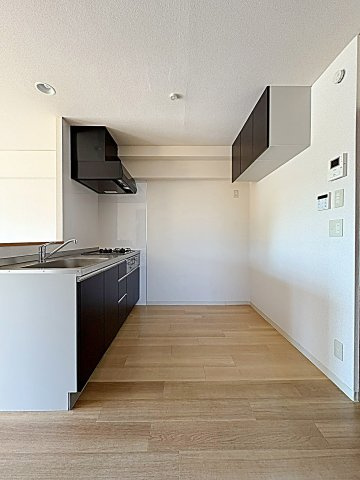 フジパークハイツ A棟・B棟のキッチン|コンパクトなキッチンで掃除もラクラク