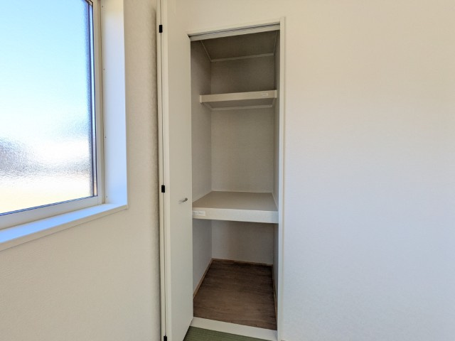 【新築戸建】　いわき市泉滝尻第1　全2棟の収納|１号棟写真　和室には押入れが付いてるので、便利です！