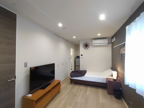 旭町２丁目戸建の居間・リビング|家具・家電は付きません。