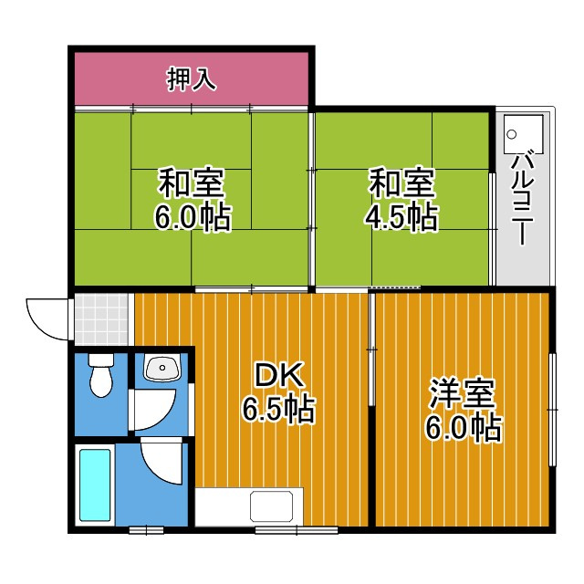 白鳥苑マンションの間取り