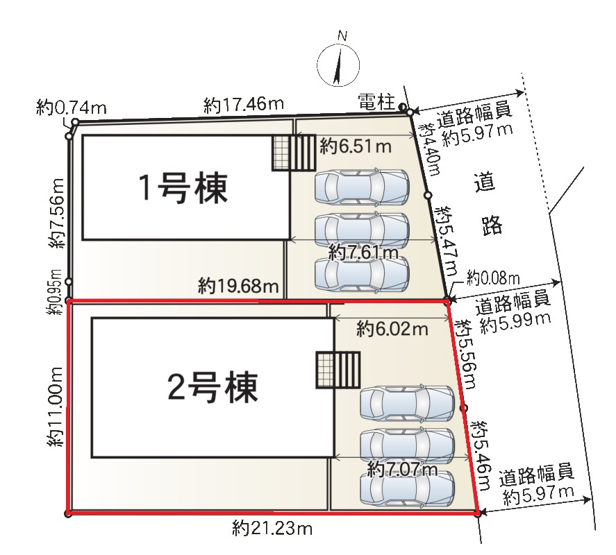 土岐市妻木平成町第２の区画図
