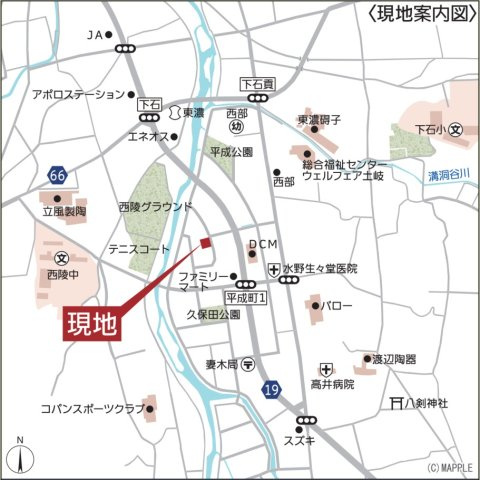 土岐市妻木平成町第２の地図