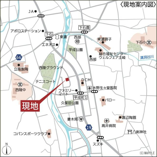 土岐市妻木平成町第２の地図|案内図