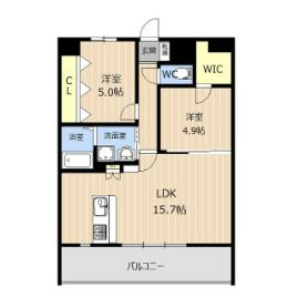 LIBTH博多駅南CENTRALの間取り
