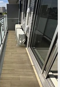 ドゥーエ曳舟のバルコニー