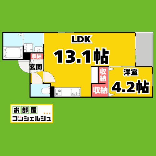 DEVELD荒子の間取り