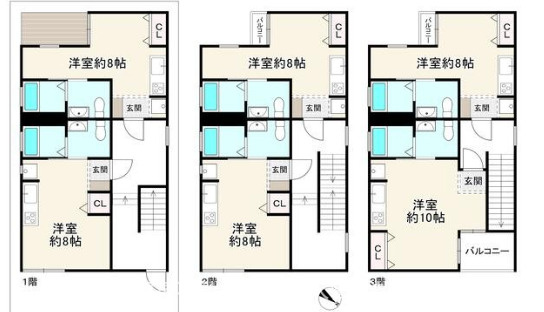 リバーウエスト遊友の間取り